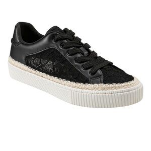 Marc Fisher Platform Lace-Up Lace Detail Sneakers